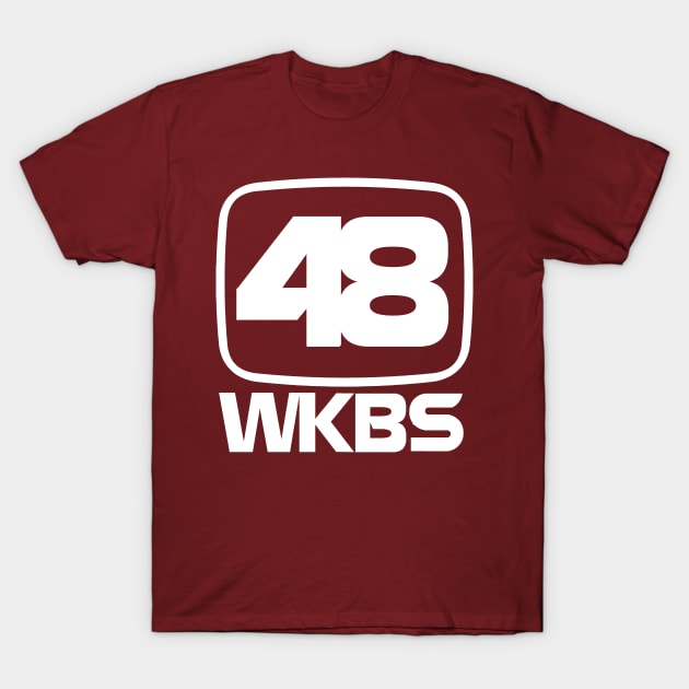 TV 48 White T-Shirt by tyrone_22